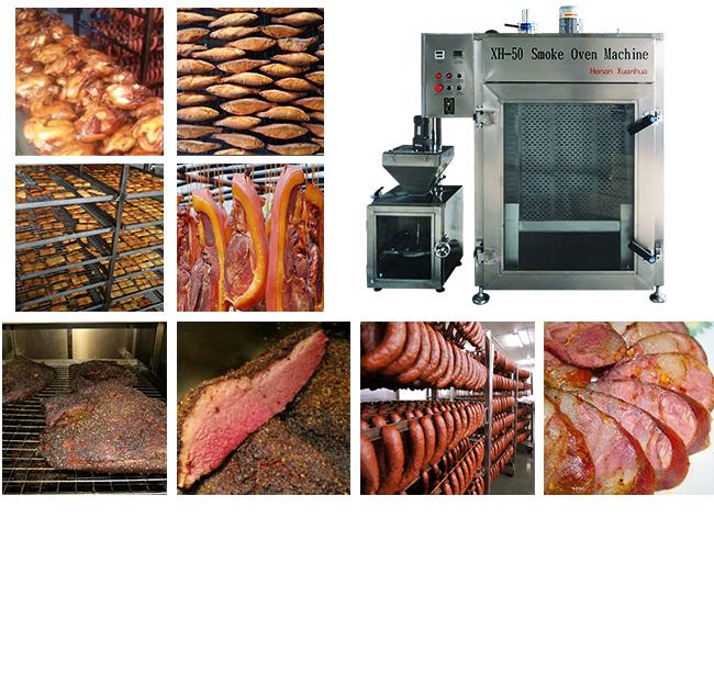 XH150 Industrial Sausage Automatic Food Processing Machines Smoking