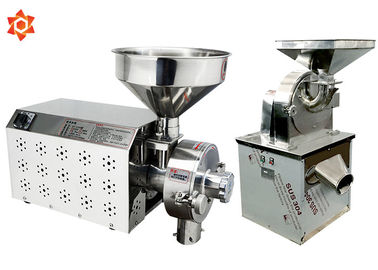 Stainless Steel 304 Electric Corn Mill Machine / Industrial Flour Mill Machine