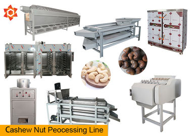 150 - 200kg/H Nut Processing Machine 220 / 380v Voltage 12 Months Warranty