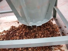 Walnut shelling machine test machine video