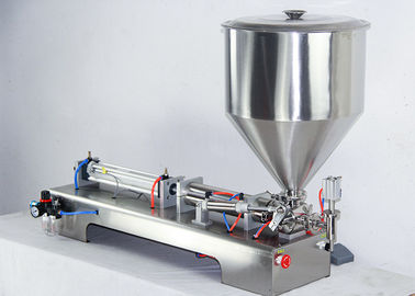 Adjustable Semi Automatic Filling Machine , Glass Milk Bottle Filling Machine