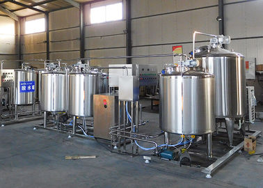 Flavored Fresh Milk Processing Machine / Dairy Milk Production Machinery