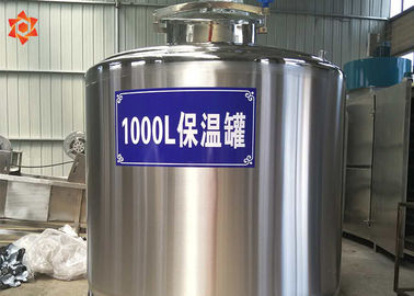 Sterile Industrial Milk Processing Machine 100L Fermenter Tank Corrosion Resistance