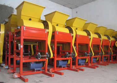 Low Broken Rate Peanut Processing Machine / Groundnut Decorticator Machine