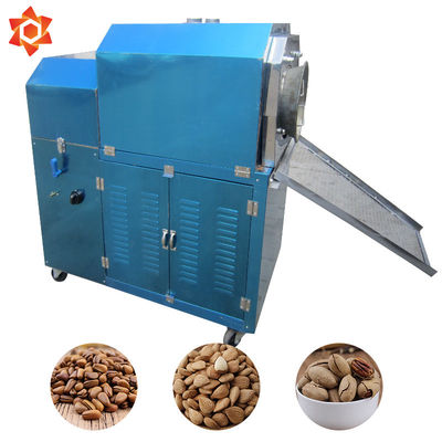 80 - 100Kg/H Capacity Nut Processing Machine Swing Nut Roasting Machine