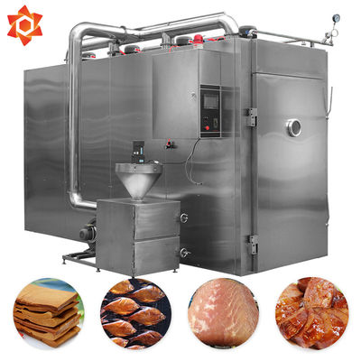 100Kg Food Smoking Equipment / Chicken Smoking Machine 12 Month Warranty