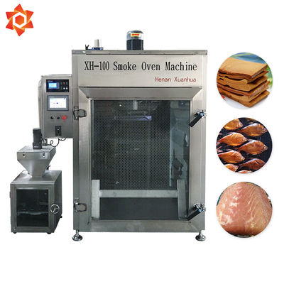 100Kg Food Smoking Equipment / Chicken Smoking Machine 12 Month Warranty