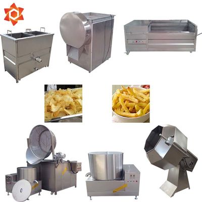 15000w Automatic Food Processing Machines Frozen French Fries Production Line