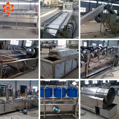 15000w Automatic Food Processing Machines Frozen French Fries Production Line