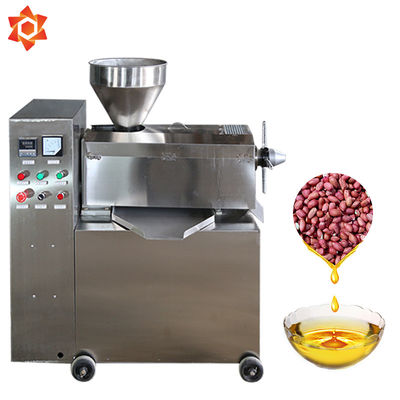 Hydraulic Sesame Seed Oil Extraction Machine 3000kg / 24H Capacity 1085 * 500 * 1520mm