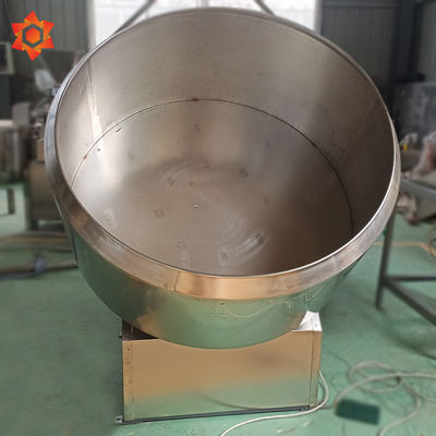 BY1200 Nut Processing Machine Pharmaceutical Coating Machinery 1100w Power