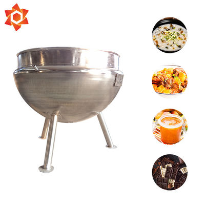 JC-500 Stainless Steel Steam Jacketed Kettle Electric Double Cooking Pan