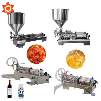 Full Pneumatic Semi Automatic Liquid Filling Machine Air Pressure 0.4-0.9MPA